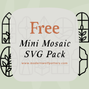 Free Mini Mosaic Window SVG Set