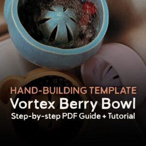 Viral Vortex Berry Bowl Hand-Building Templates
