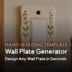 Wall Plate Clay Template Generator