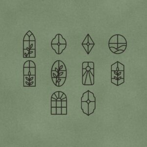 Free Mini Mosaic Window SVG Set