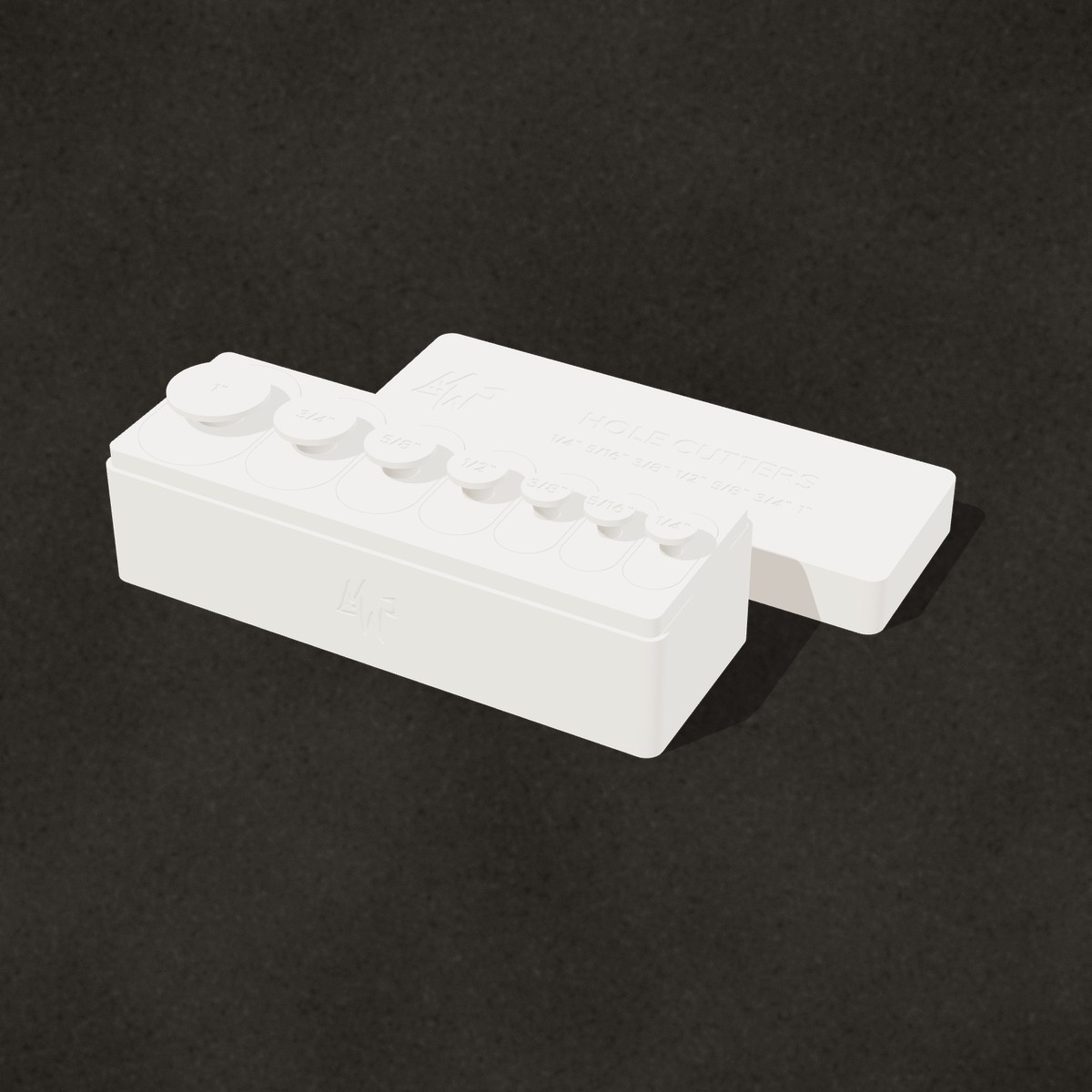 Syringe Hole Cutters, deluxe box with lid